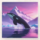 Recherche de baleine dessous de verres Arctique