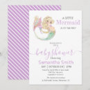 Search for little mermaid on the way invitations Nautical