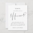Recherche de officiant invitations Serez vous notre officiant