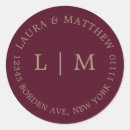 Search for formal monogram stickers Minimal