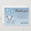 Search for elephant baby shower thank you cards Little peanut