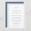 Search for elegant dusty blue wedding invitations Traditional