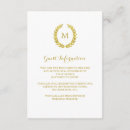 Search for gold foil wedding enclosure cards Traditional