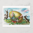 Recherche de oeuf décoré cartes postales Lapin