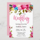 Search for romantic floral wedding invitations Boho bohemian