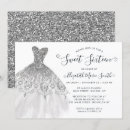 Search for grey sweet 16 invitations Dress
