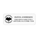 Search for cat silhouette return address labels Pets