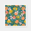 Recherche de motif vintage serviettes Agrumes