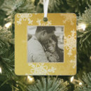 Search for golden ornaments Snowflakes