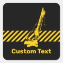 Search for construction crane stickers Black