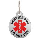 Search for service dog tags Do not pet