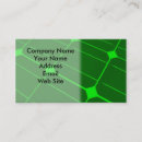Search for solar energy business cards Green