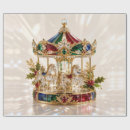 Search for carousel wrapping paper Gold