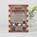 Search for scary clown invitations Creepy