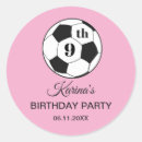 Search for girls 9th birthday stickers Soccer