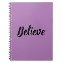 Search for inspirational notebooks Believe