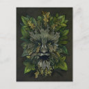 Search for green man postcards Nature