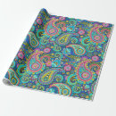 Search for pink paisley wrapping paper Vintage