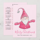 Search for gnome christmas cards Pink