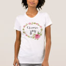 Recherche de floral bleu et vert tshirts Rose