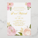Search for blush pink bar bat mitzvah invitations Watercolor