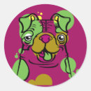 Search for bull dog stickers Illustration
