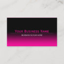 Search for hot pink and black business cards Plain