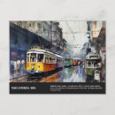 Recherche de trams cartes postales Vintage