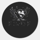 Search for funny crow bird stickers Rooster