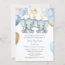 Search for elephant christening invitations Boy