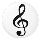 Search for musical notes knobs and pulls Black and white