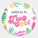 Search for kids pool party stickers Pink