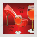 Recherche de verre de vin rouge invitations Fête d'anniversaire