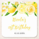 Search for lemon coasters Watercolor lemons