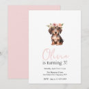 Search for dachshund invitations Puppy