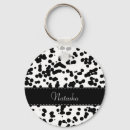 Recherche de chiens dalmatiens porteclés Noir et blanc