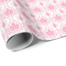 Search for white and pink wrapping paper Damask
