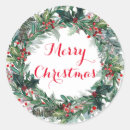 Search for boughs of holly stickers Green