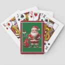 Search for golf playing cards Santa