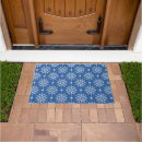 Search for blue snowflakes christmas doormats Pattern