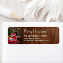 Search for add photo return address labels Rustic