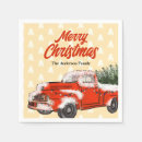Search for vintage truck napkins Snow