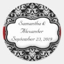 Search for black damask stickers Bridal