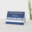 Search for piano birthday cards Keyboard