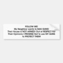 Search for ban bumper stickers Gun