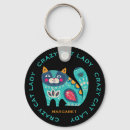 Search for crazy cat lady keychains Cute
