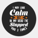 Search for three headed stickers In my head