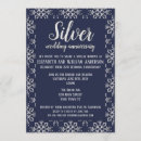 Search for silver wedding anniversary invitations Trendy