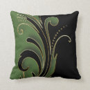 Search for black olive green pillows Abstract