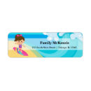 Search for surfboard return address labels Tropical